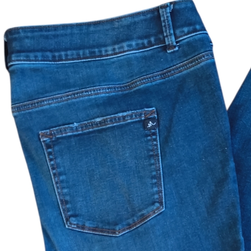 M Jeans By Maurice's Midfit Button Fly Skinny Jeans/Jeggings Size 16w - Picture 2 of 8